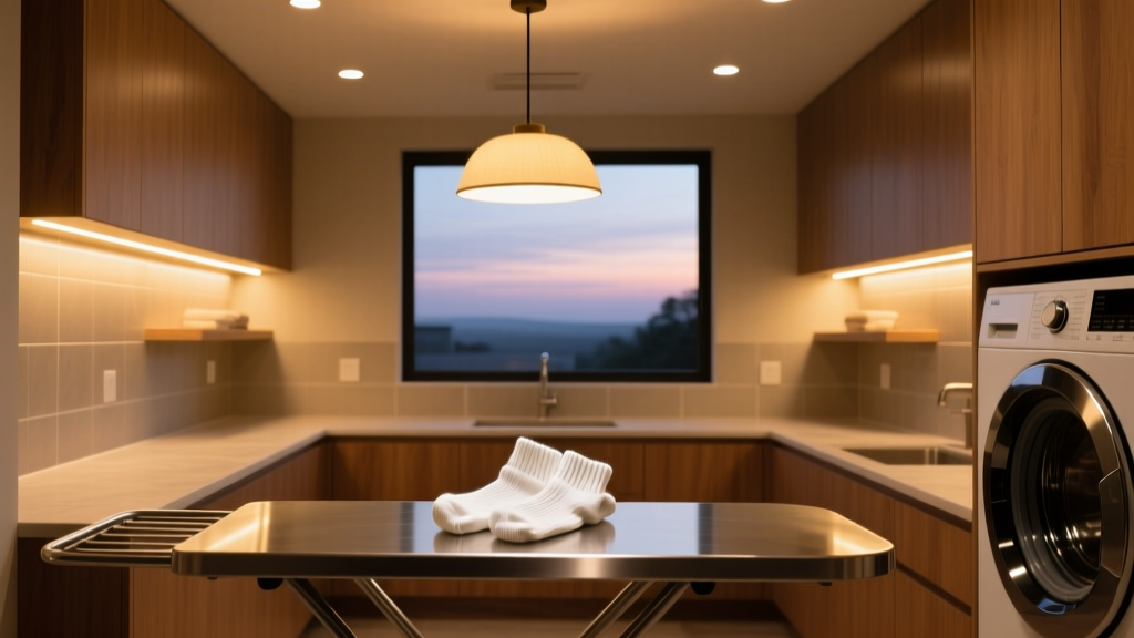 Laundry Room Task Lighting for Perfect Sock Matching