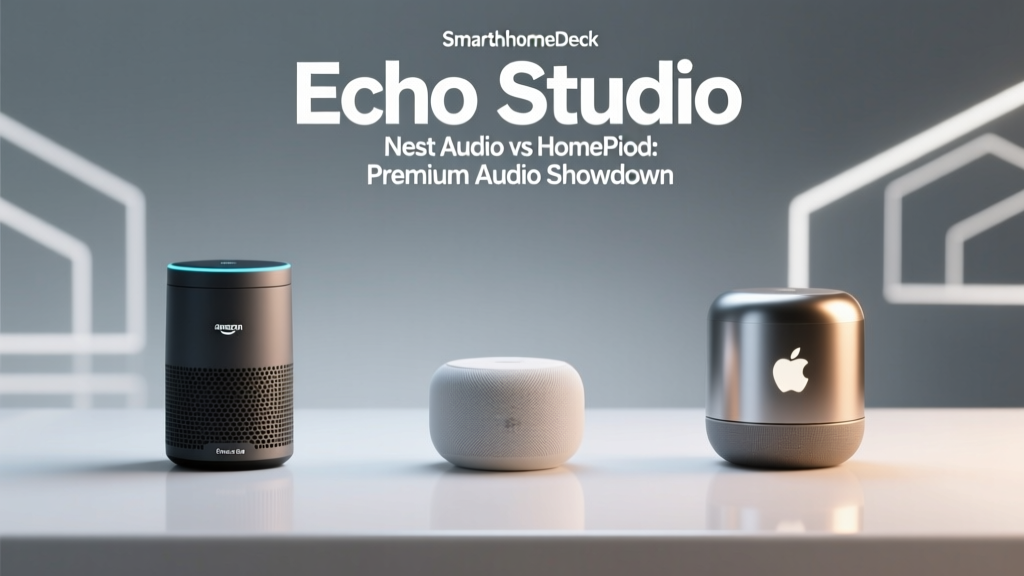Echo Studio vs Nest Audio vs HomePod: Premium Audio Showdown