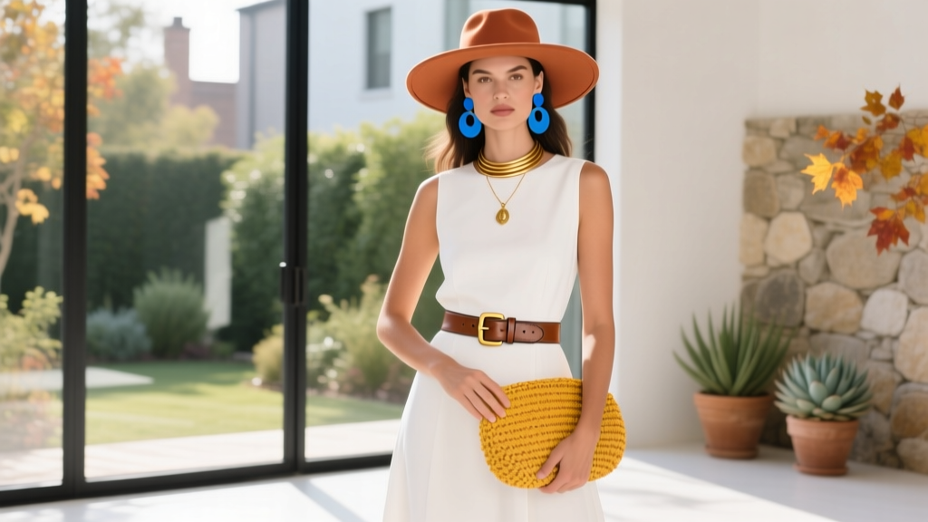 How to Accessorize a Plain Midi Dress Like a Pro