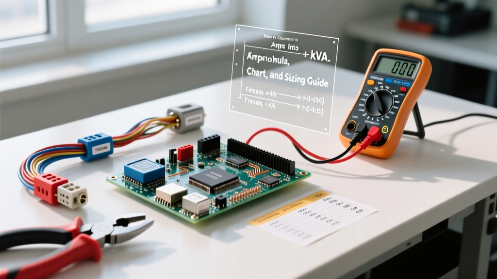 How to Convert Amps into kVA: Formula, Chart, and Sizing Guide