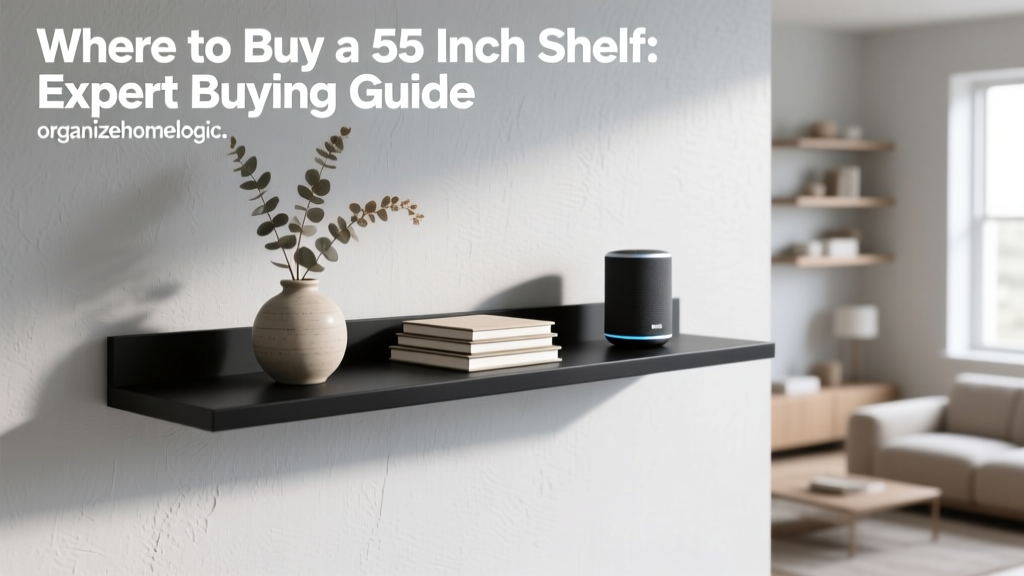 Where to Buy a 55 Inch Shelf: Expert Buying Guide