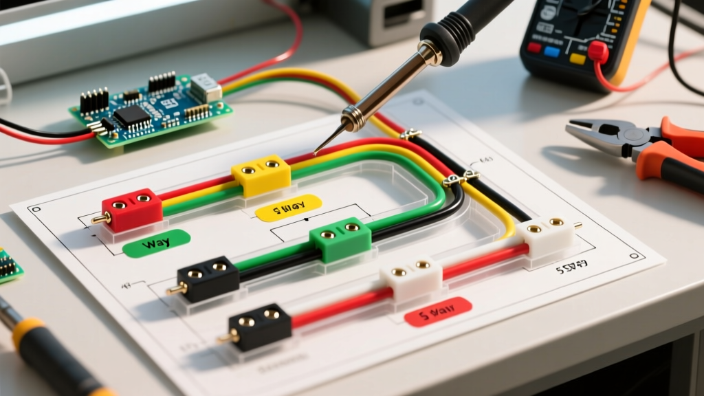 Standard Wiring Diagram for Boat Trailer Lights: 4-Way & 5-Way Flat