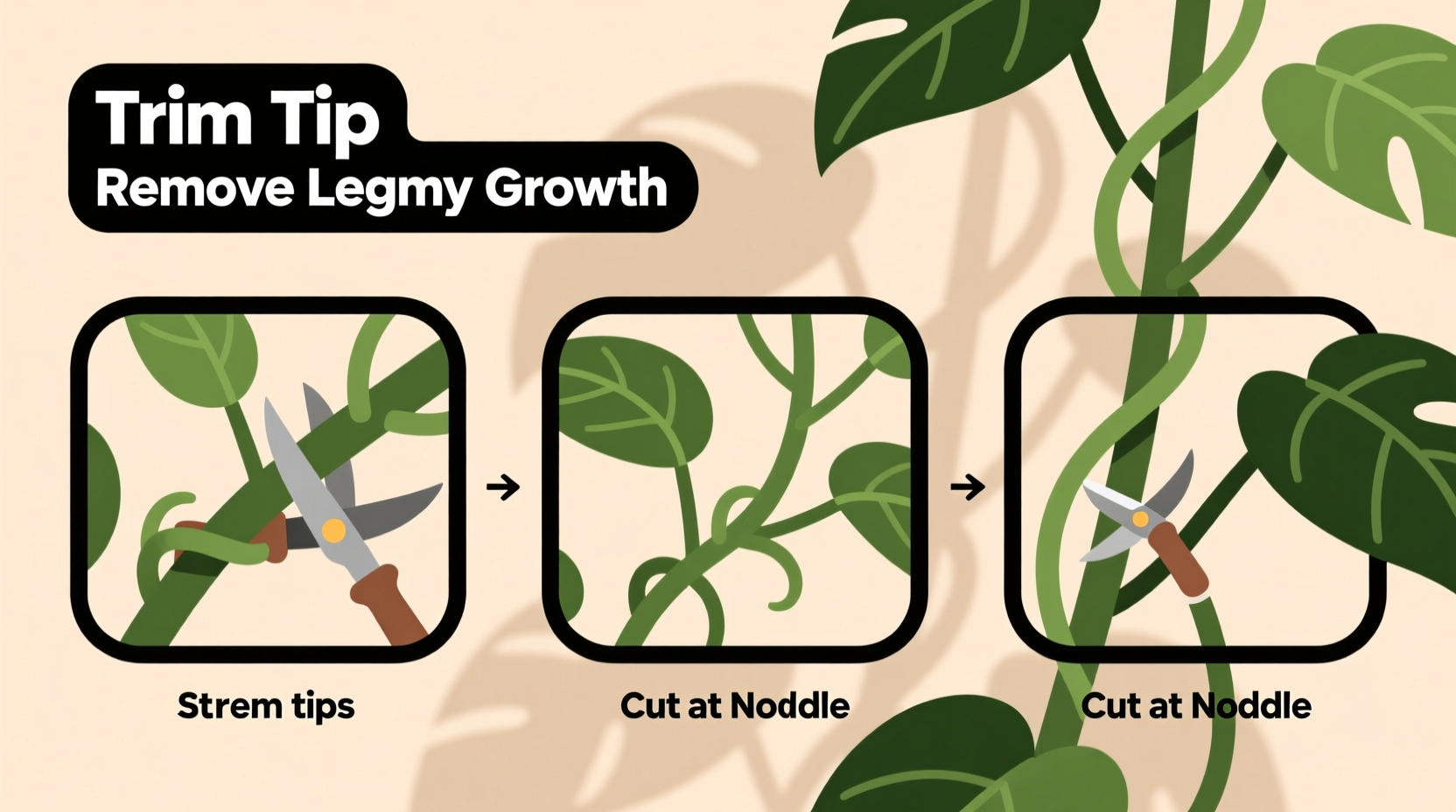 Trim Pothos Plants: 5 Steps to Lush Growth | TheHomeSprouts