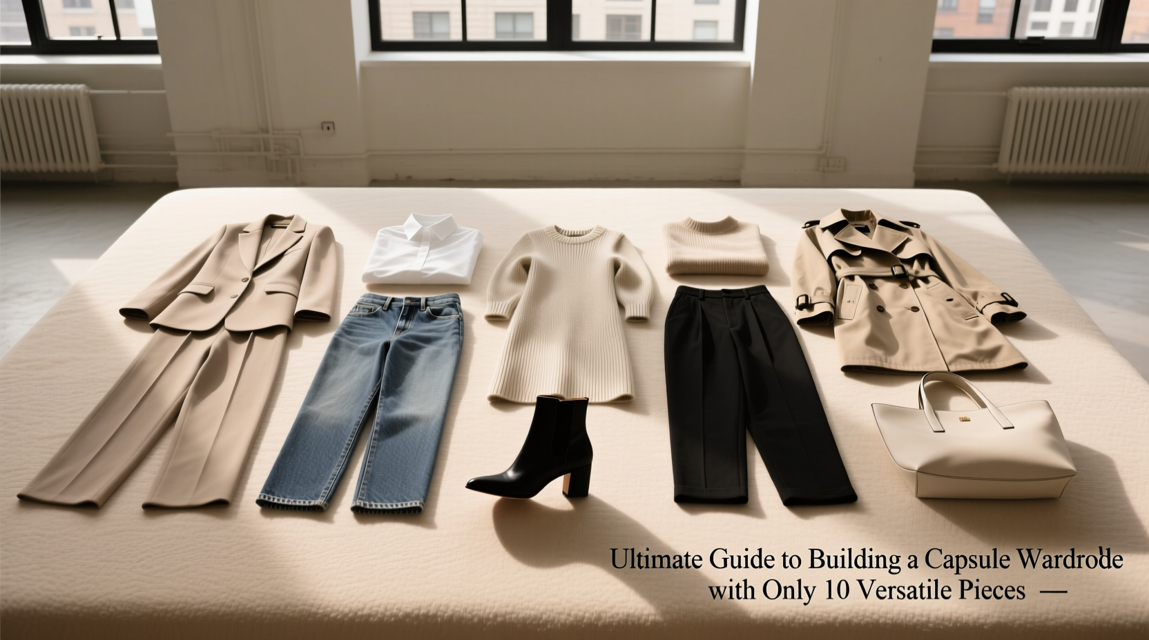 ultimate guide to building a capsule wardrobe with only 10 versatile pieces