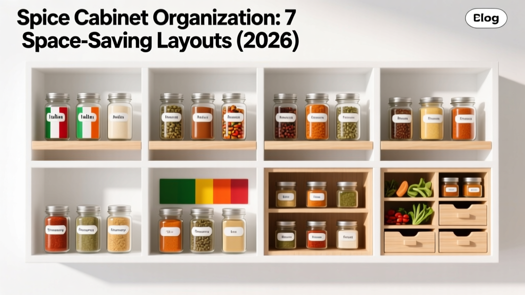 Spice Cabinet Organization: 7 Space-Saving Layouts (2026)