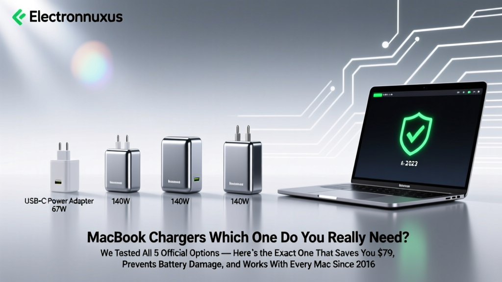 MacBook Chargers Which One Do You Really Need? We Tested All 5 Official Options — Here’s the Exact One That Saves You $79, Prevents Battery Damage, and Works With Every Mac Since 2016