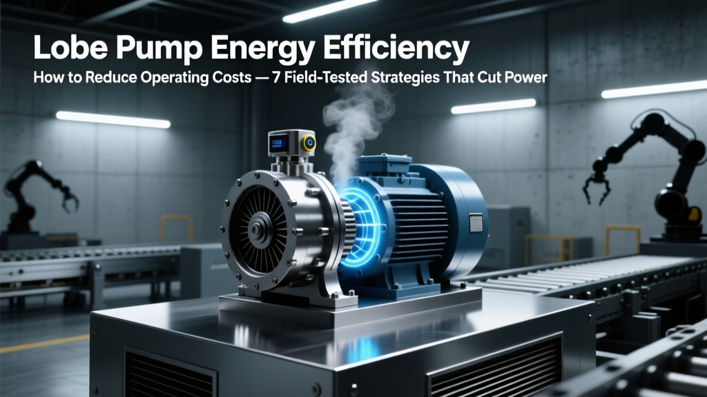 Lobe Pump Energy Savings: 7 Strategies to Cut Power 22–41%
