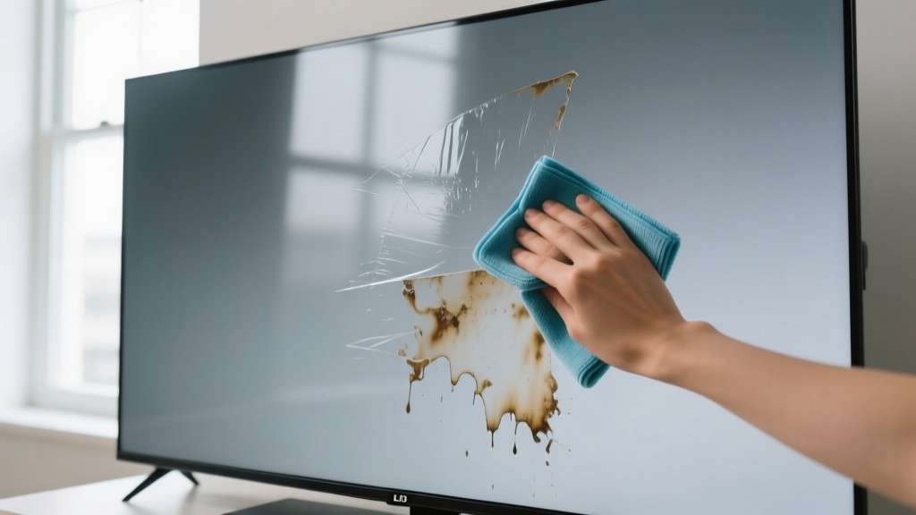 Proven: How to Get Sticker Residue Out of TV Screen