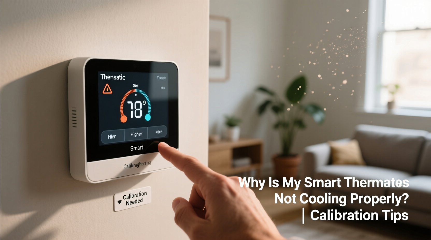 why is my smart thermostat not cooling properly calibration tips