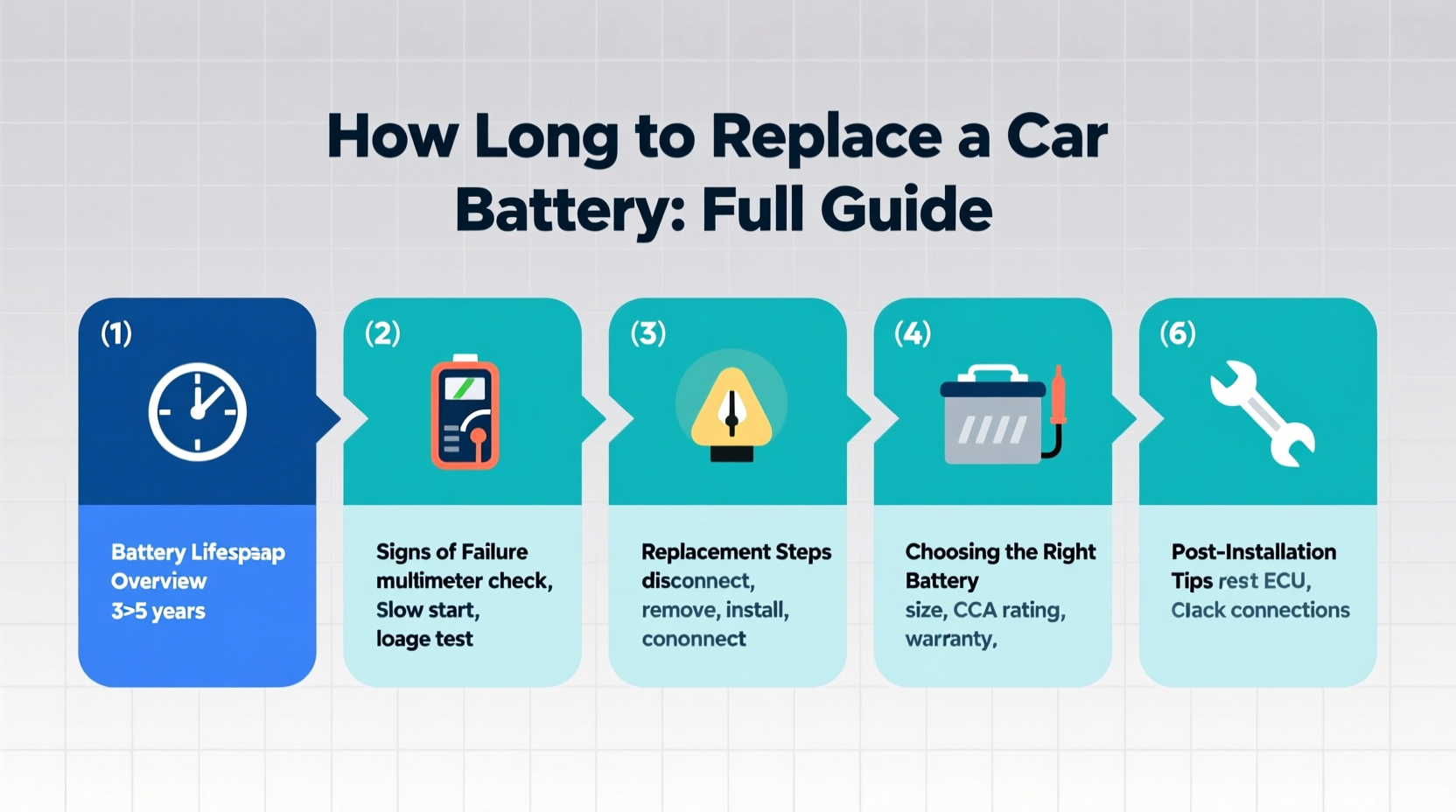 how long does it take to replace a car battery