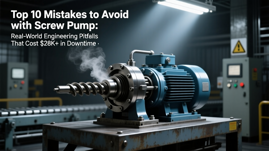 10 Screw Pump Mistakes Costing $28K+ Downtime