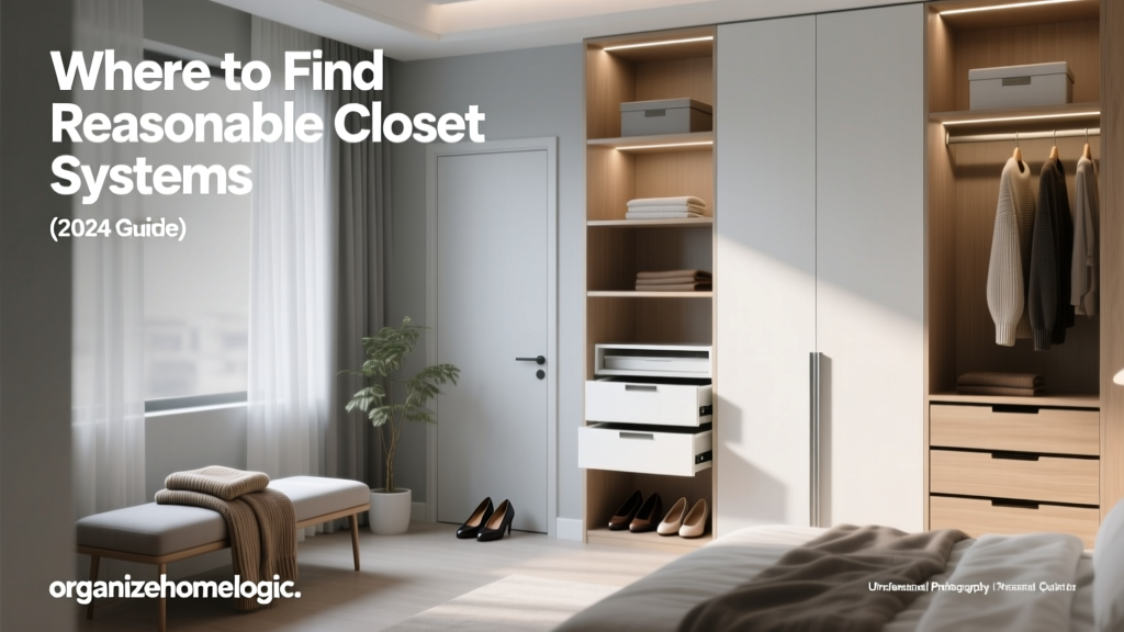 Where to Find Reasonable Closet Systems (2024 Guide)