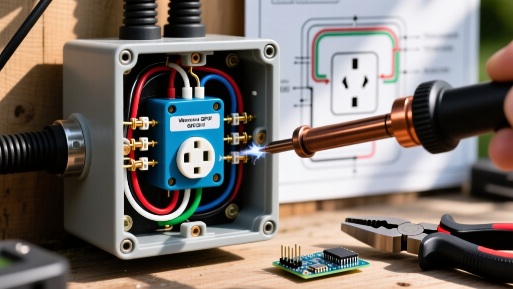 How to Wire and Install a Weatherproof Garden Electrical Outlet