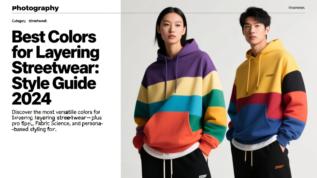 Best Colors for Layering Streetwear: Style Guide 2024