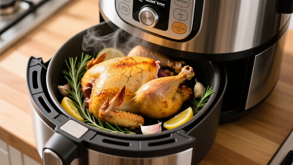 Whole Chicken in Instant Pot Vortex Air Fryer