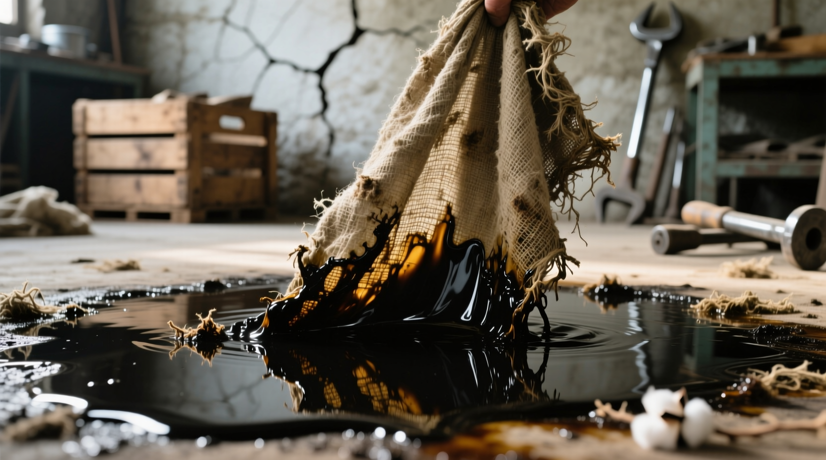 hemp vs organic cotton rags for oil spills