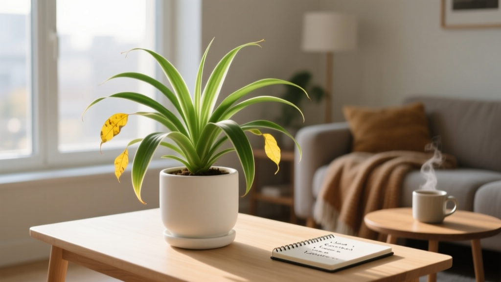 Spider Plant Yellow Leaves in Winter: Fixes (2026)