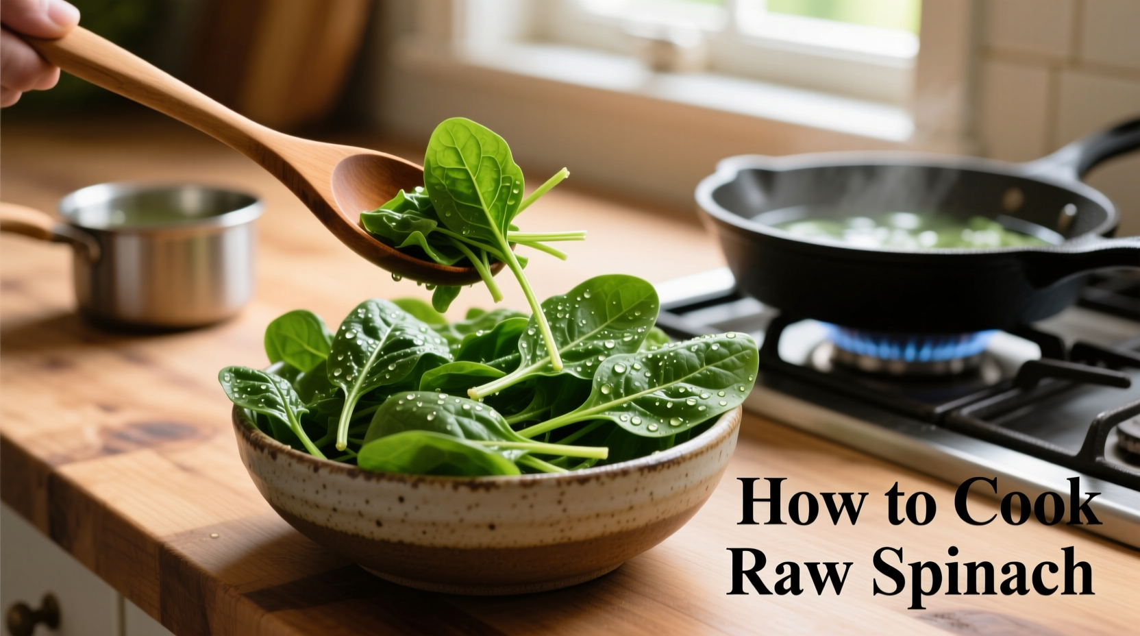 How to Cook Raw Spinach: 4 Methods for Perfect Results