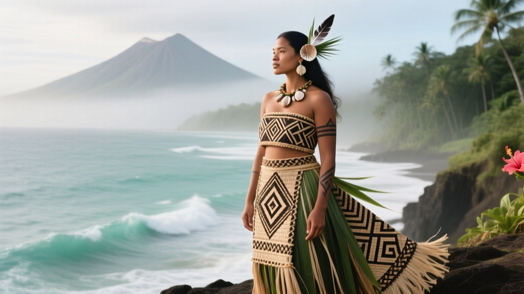 Tahitian Himene Choral Dress Requirements And Plant Fiber Preparation