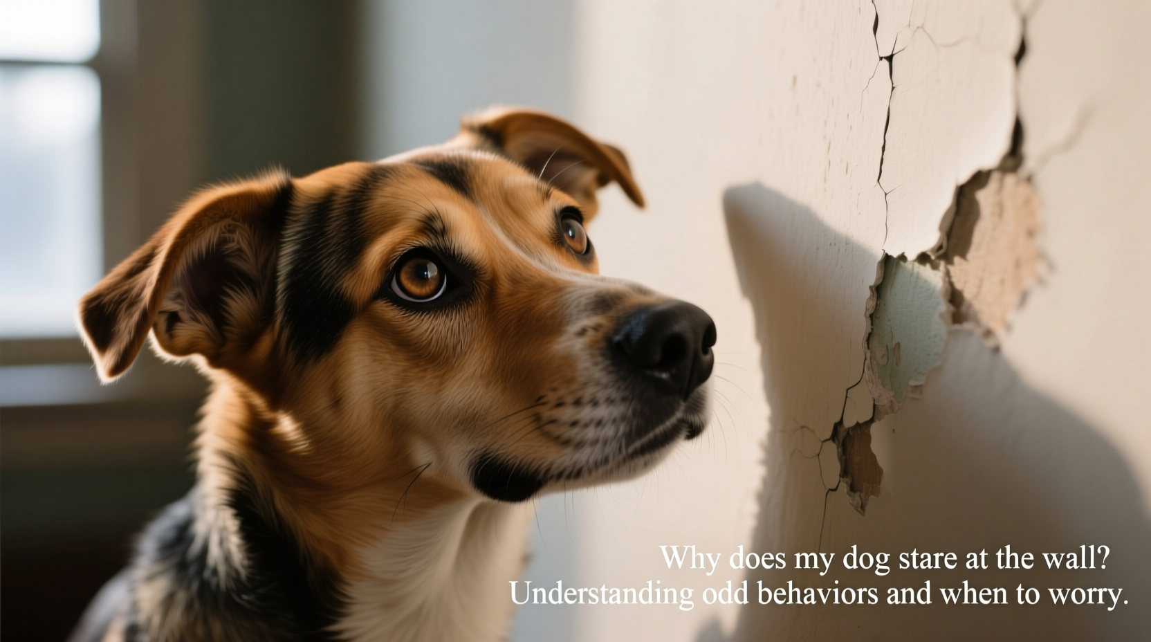 Stunning Dog Staring Behavior With Folkloristic Behavior image