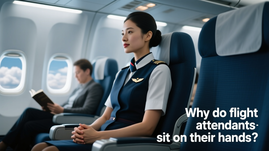 Why Do Flight Attendants Sit on Their Hands? The Science, Safety Protocols, and Ergonomic Realities Behind a Ubiquitous Pose