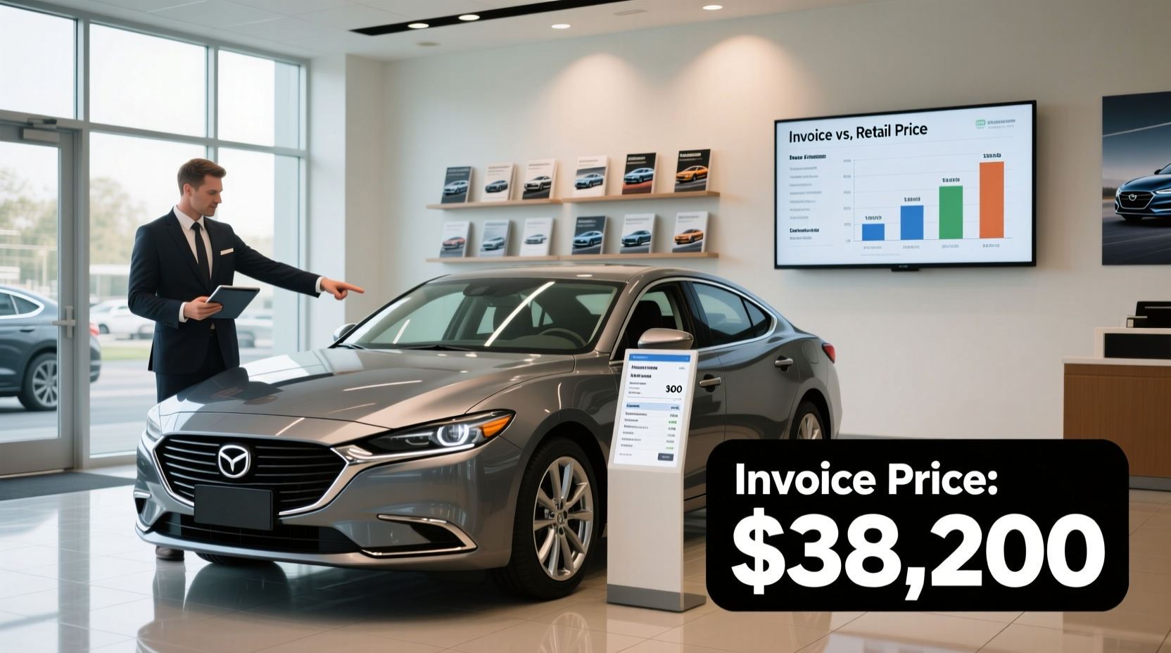 how to find invoice price of a new car