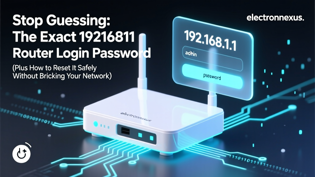 Stop Guessing: The Exact 19216811 Router Login Password (Plus How to Reset It Safely Without Bricking Your Network)