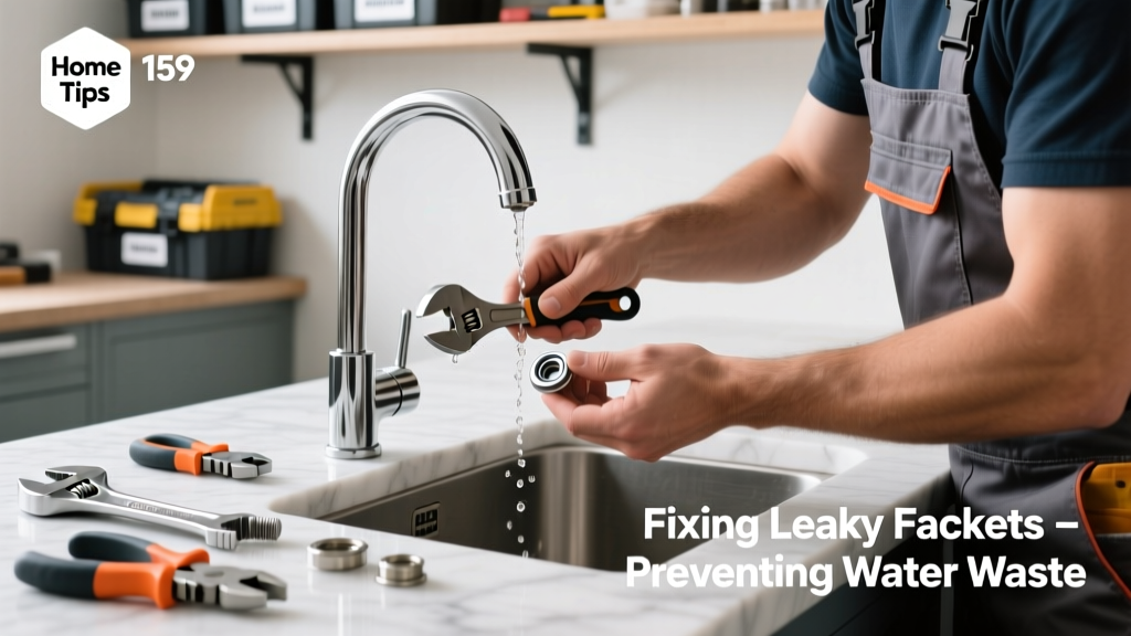 Home Tips 159: Fixing Leaky Faucets & Preventing Water Waste