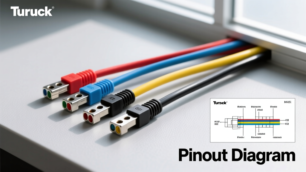 Turck 4 Wire Cable Color Code with Pinout Diagram: M12 Sensor Reference