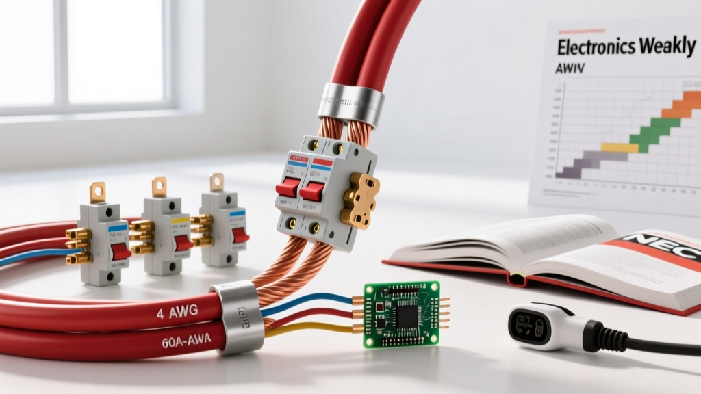 What Size is 60amp Wire? AWG Sizing, EV Loads, and NEC Rules