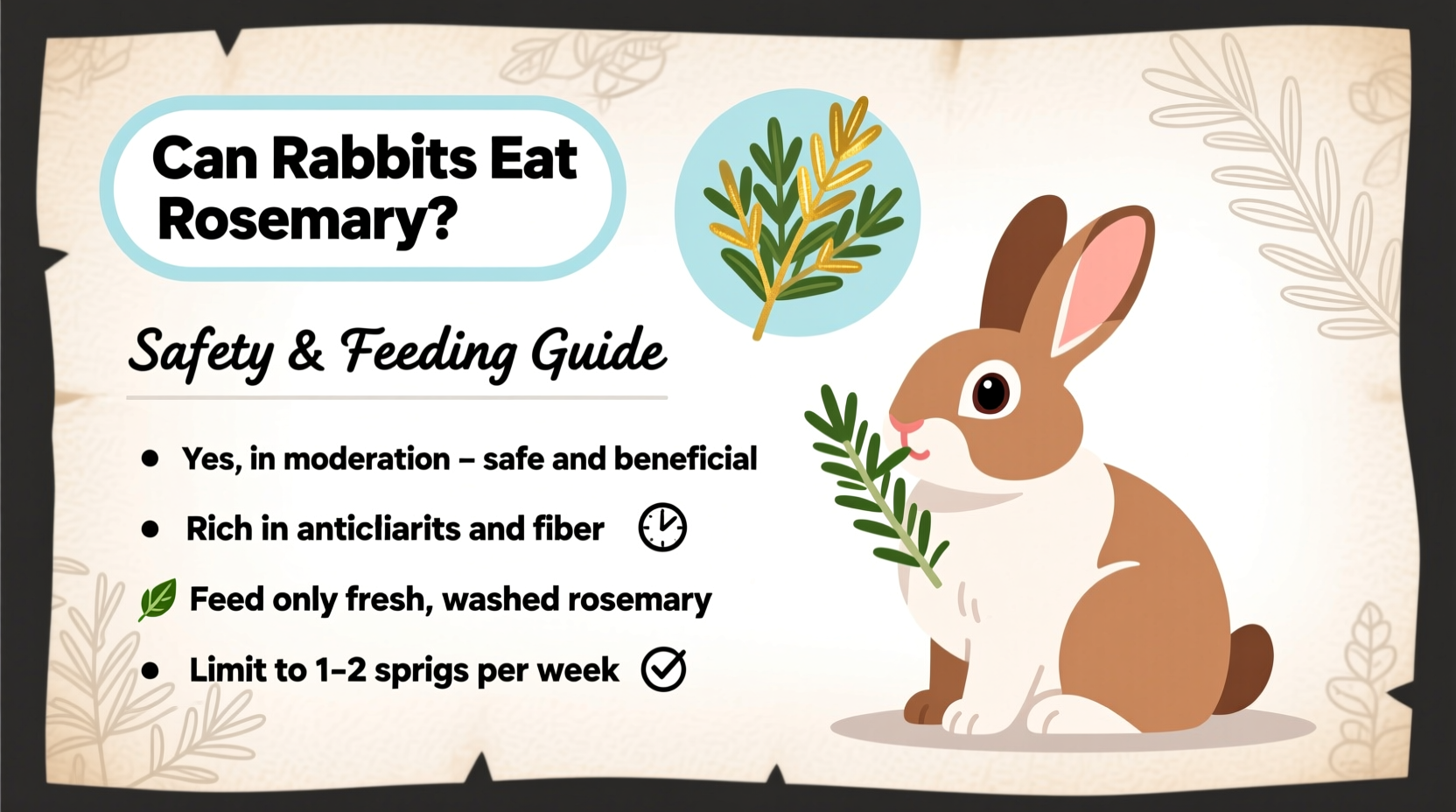 Can Rabbits Eat Rosemary? Complete Guide | TheHomeSprouts