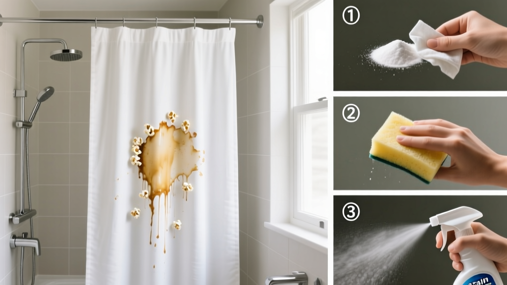 How to Get Butter Out of Shower Curtain: Easy Proven Fix