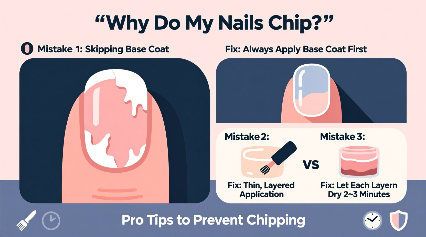 why do my nails chip within hours of painting them common mistakes and fixes