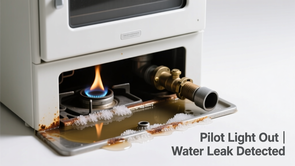 Furnace Pilot Light Out & Leaking Water: Quick Diagnosis