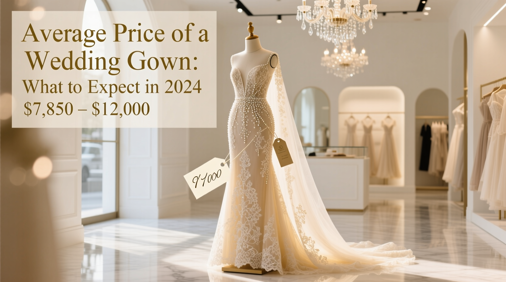 what is the average price of a wedding gown
