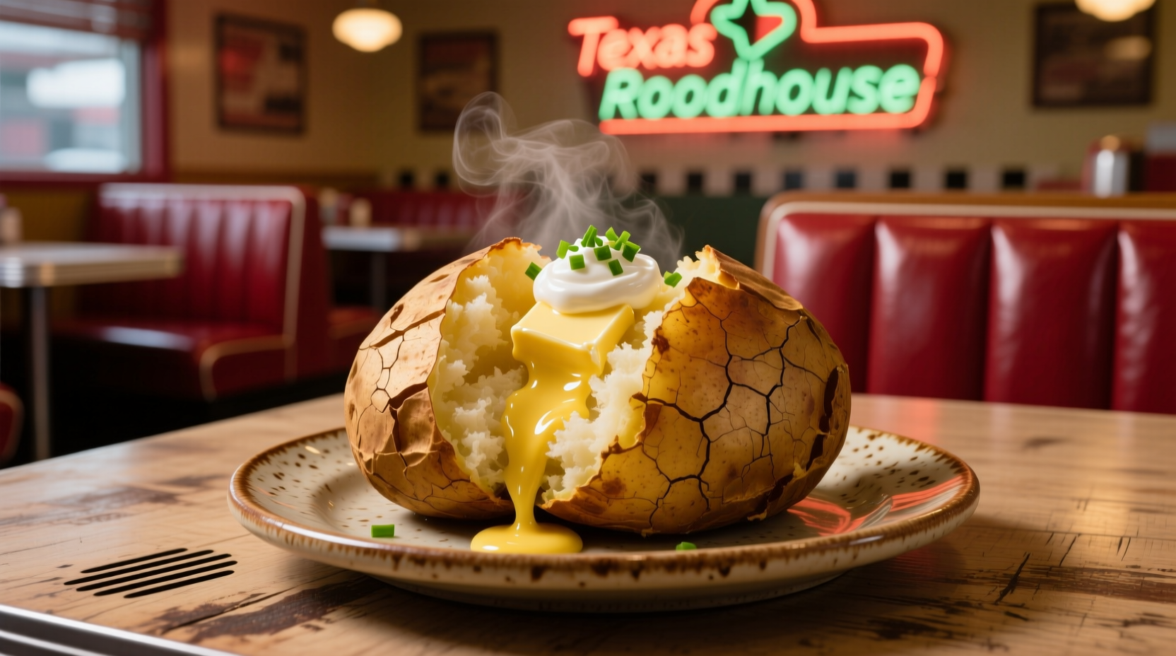 how to make texas roadhouse baked potato at home
