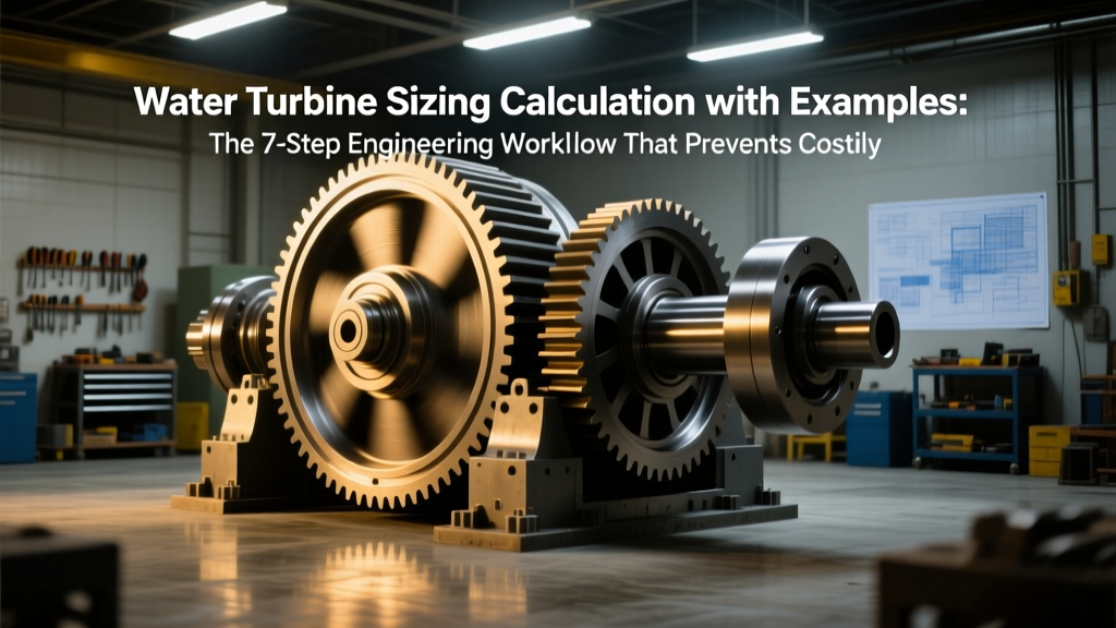 Water Turbine Sizing: 7-Step ASME-Compliant Workflow