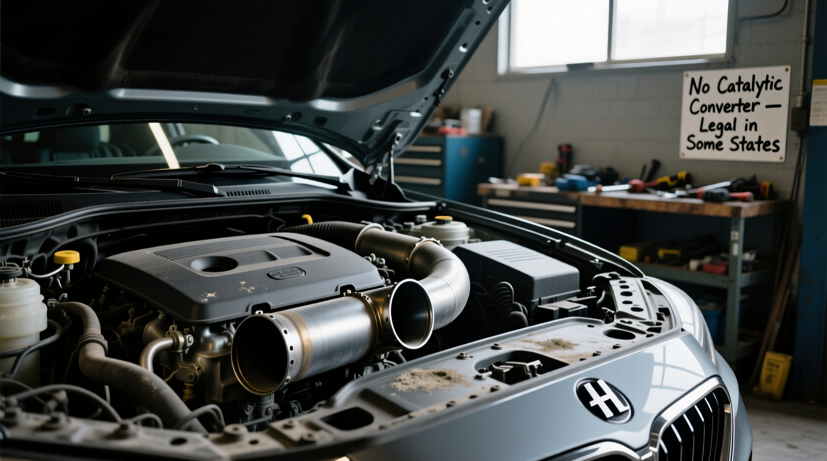 can a car run without a catalytic converter