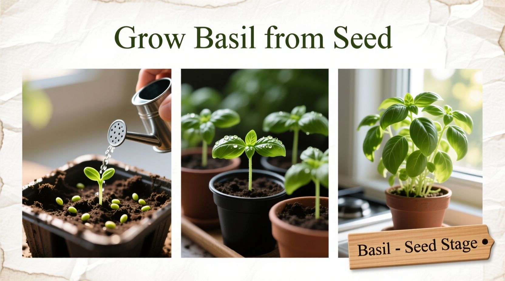 How to Grow Basil from Seed: Complete Step-by-Step Guide