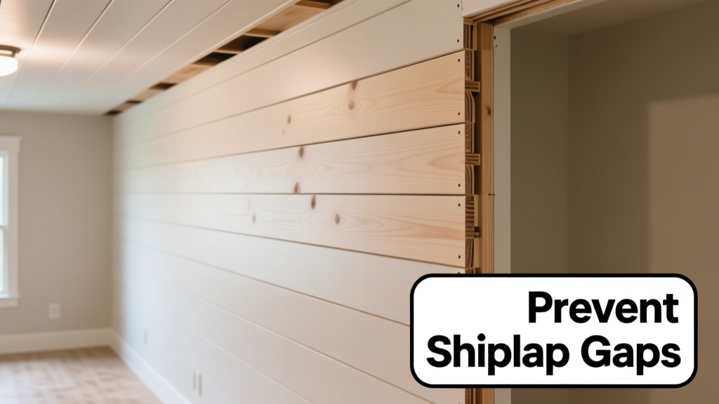 How to Prevent Shiplap Gaps in Walls and Ceilings
