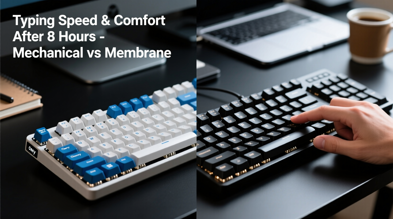 mechanical keyboard vs membrane for typing speed which feels better after 8 hours