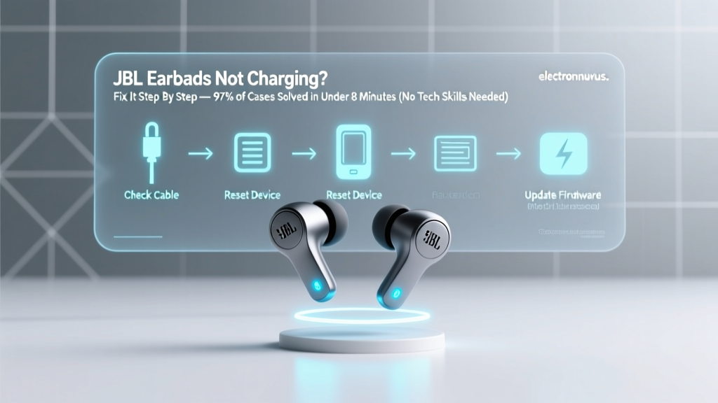 JBL Earbuds Not Charging? Fix It Step By Step — 97% of Cases Solved in Under 8 Minutes (No Tech Skills Needed)