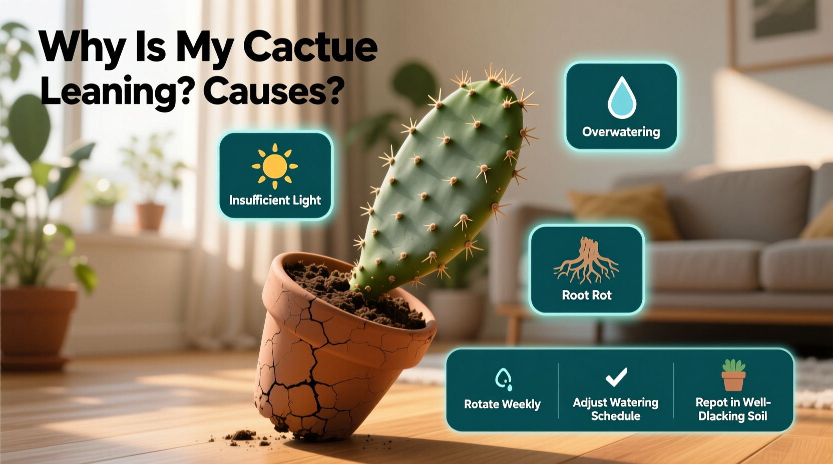 Fix a Leaning Cactus: 5 Quick Solutions | TheHomeSprouts
