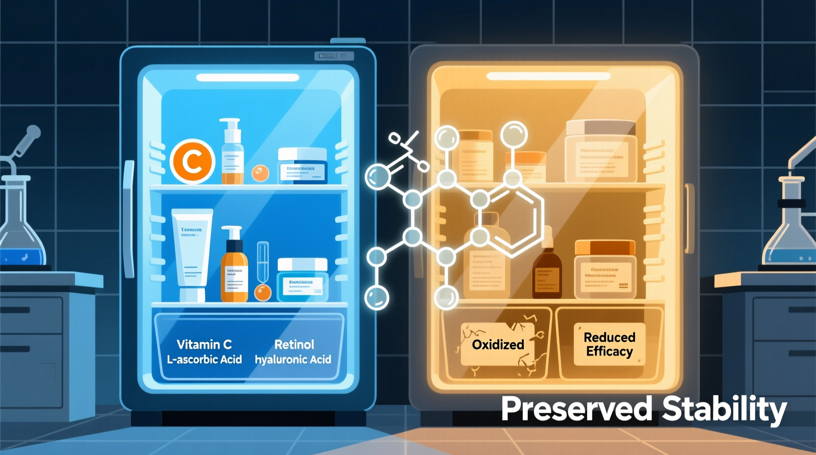 skincare fridge vs room temperature storage which ingredients actually benefit