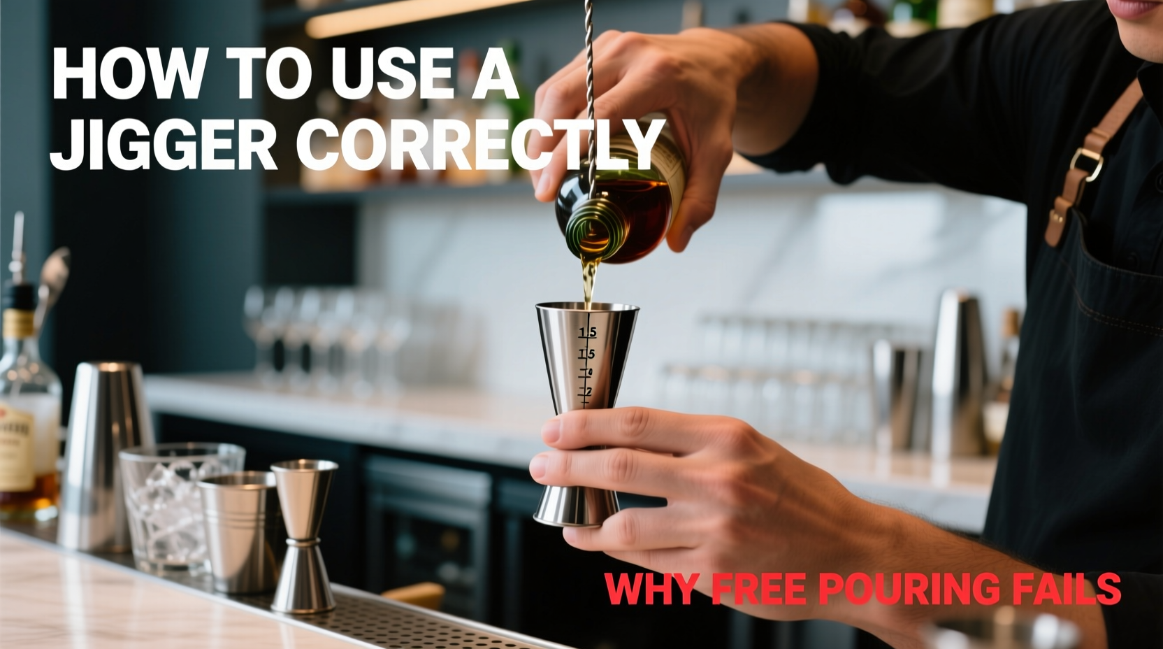 How To Use A Jigger Correctly And Why Free Pouring Fails
