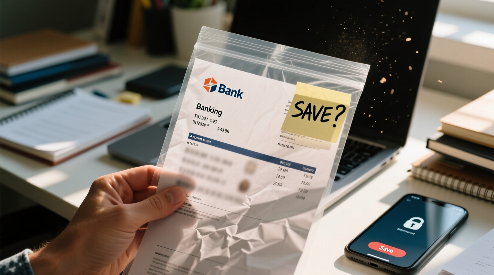 should i save local copies of my banking statements