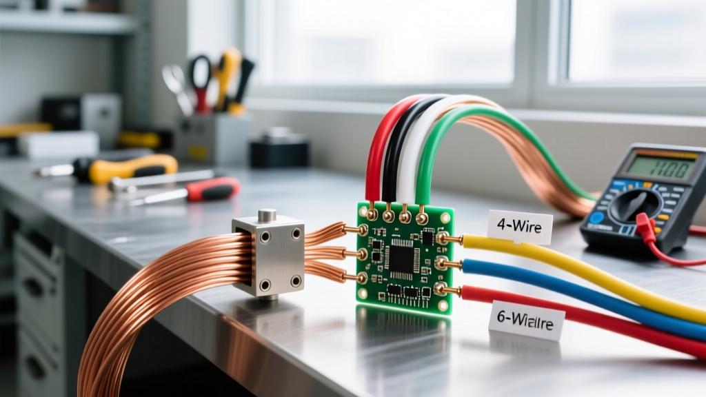 Wiring a Load Cell: 4-Wire vs 6-Wire Wheatstone Bridge Color Codes & Theory