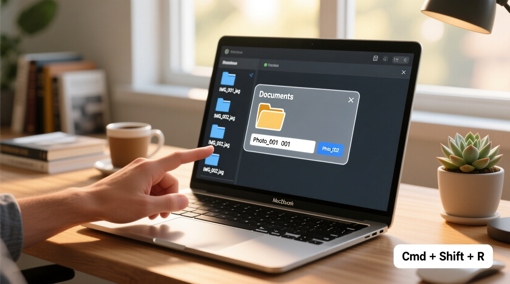 easily batch rename files in yosemite