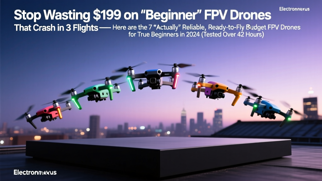 Stop Wasting $199 on 'Beginner' FPV Drones That Crash in 3 Flights — Here Are the 7 *Actually* Reliable, Ready-to-Fly Budget FPV Drones for True Beginners in 2024 (Tested Over 42 Hours)