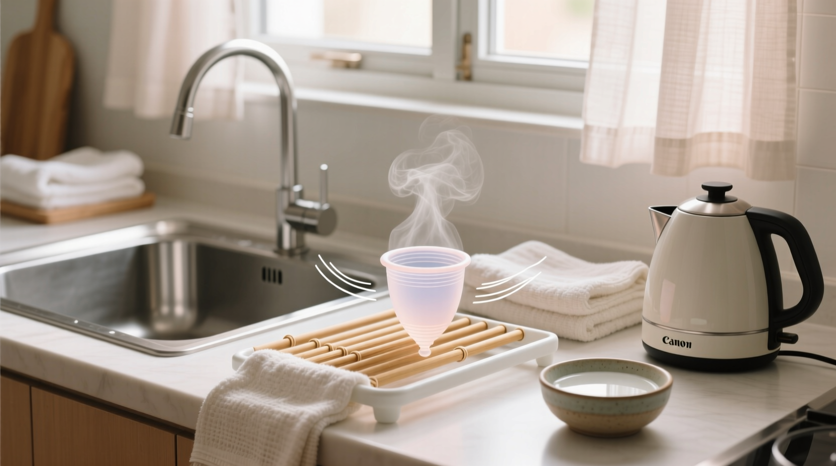 how to clean menstrual cup cases in laundry